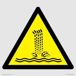W517 Warning: Artificial waterfall/water cascade